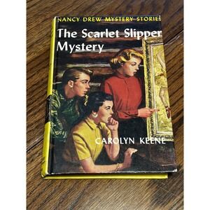 Nancy‎ Drew The Scarlet Slipper Mystery #32 Carolyn Keene Grosset & Dunlap 1954